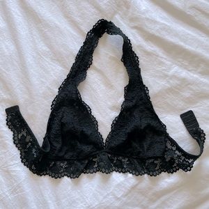 Black lace bralette XL